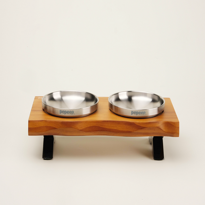 PEPEEP PET TABLE - STAINLESS STEEL DISH SET