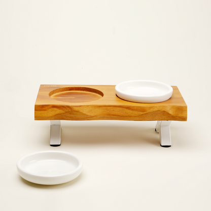 PEPEEP PET TABLE (WHITE) - WHITE DISH SET