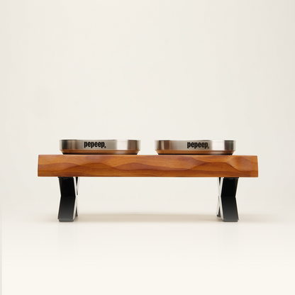 PEPEEP PET TABLE - STAINLESS STEEL DISH SET